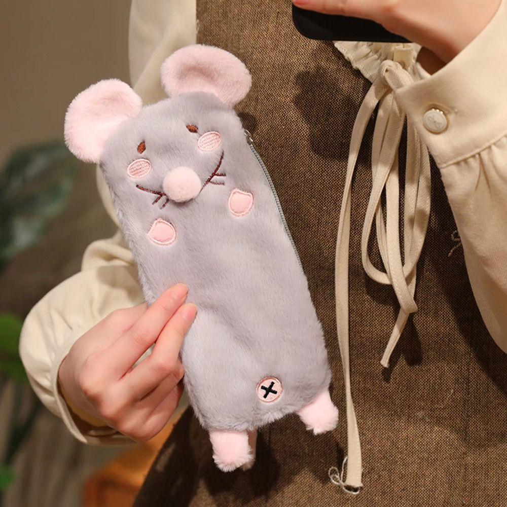 Große Kapazität Blumen Ast Ratte Federmäppchen Weiche Haptik Schreibwaren Etui Schreibtischorganisation
