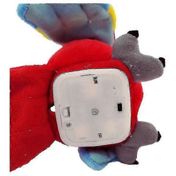 Talking Parrot Repeats What You Say Plush Animal Toy Electronic Parrot For Kids Gift red
