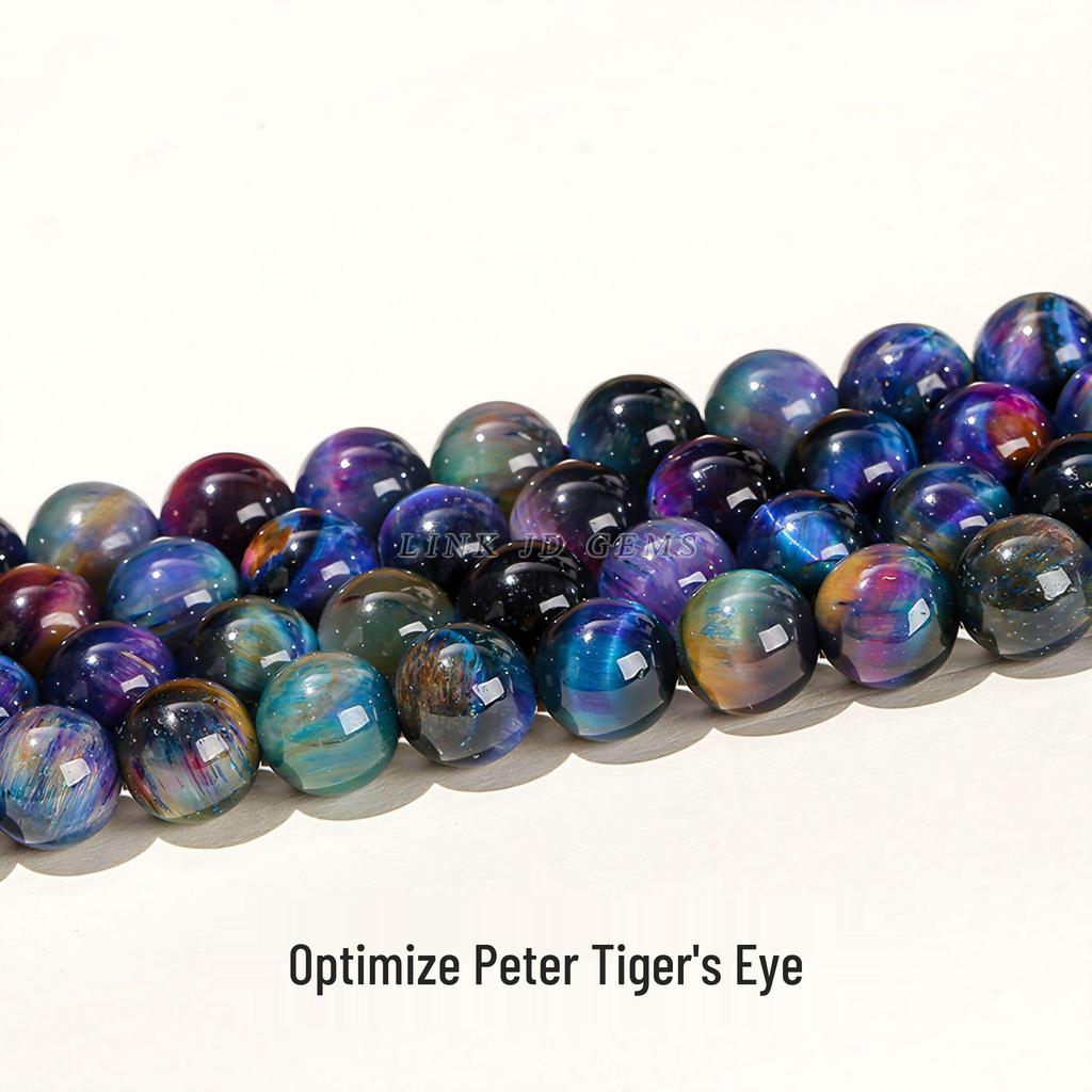 Jingde Jewelry Tiger Eye Yellow Round Beads for DIY Accessories