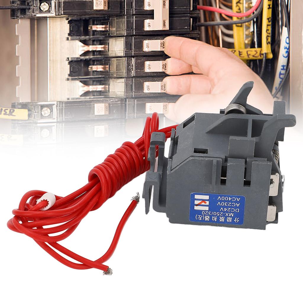4PCS Shunt Trips Shunt Release Device Circuit Breaker Auxiliary Contact Accessories Left Mounting AC