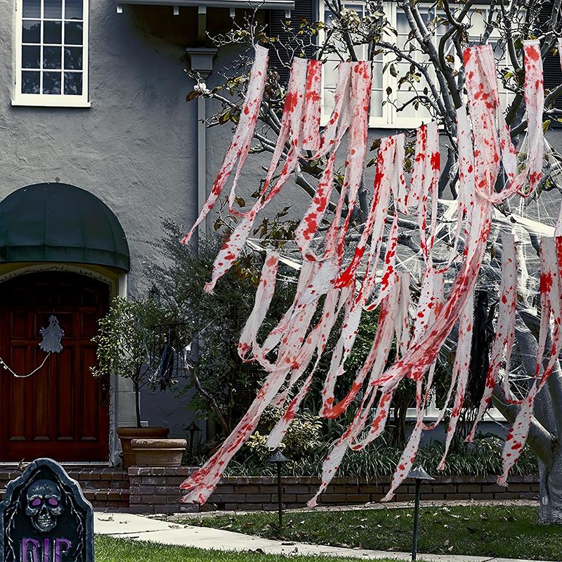 Halloween Gauze DIY Polyester Home Garden Wall Hanging Ornaments Doors and Windows Holiday Supplies