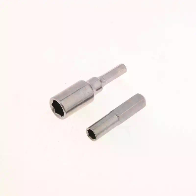 1/2pc 4mm To 6.3mm Hex Transducer Adapter Socket Magnetic Parts for Screwdriver Drill Bits Hand Tool