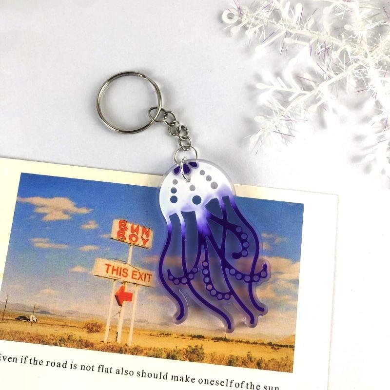 Cartoon Marine Animal Silicone Molds Epoxy Resin Casting Mold DIY Craft Keychain Pendant Mold Handmade Jewelry Tool