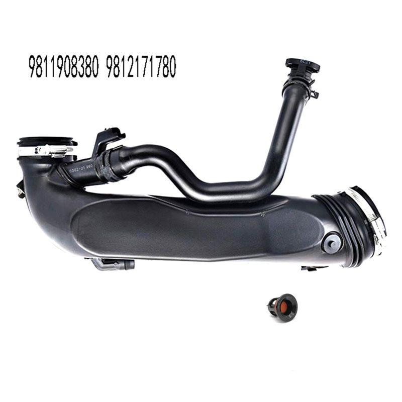 L09A-Air Intake Turbo Hose+Waste Valve For Citroen 408 5081.6T Turbocharged Intake Pipe 9811908380 9812171780