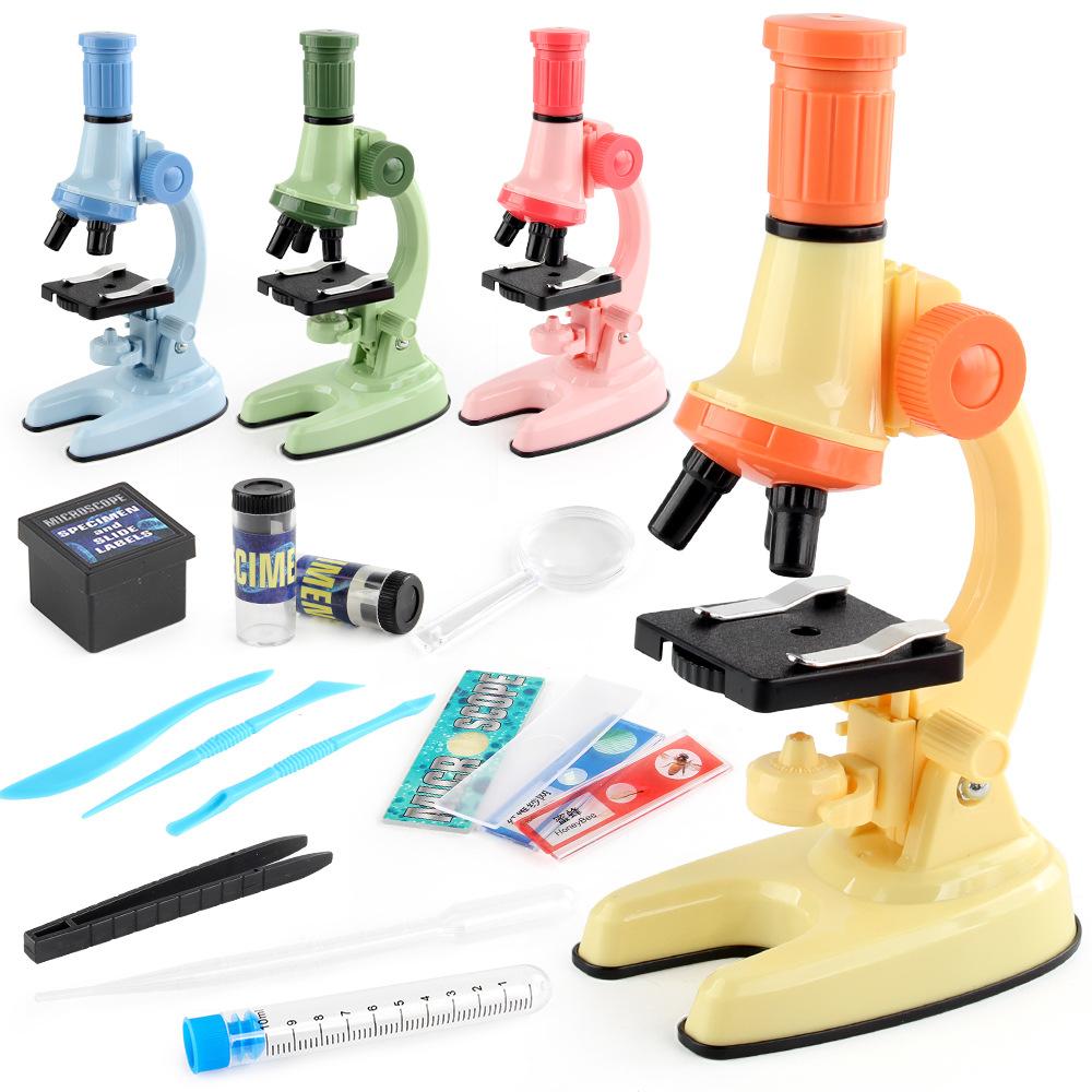 Pupil Science Biological Experimental Equipment Microscope Toy 1200 Times Microscope Toy Boxed