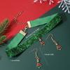 Christmas Jewelry Set for Women Fashion Christmas Tree Choker Necklace Earrings