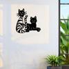 Metal Wall Decor Modern Laser Cut Steel Art Large Minimalist Bedroom Living Room