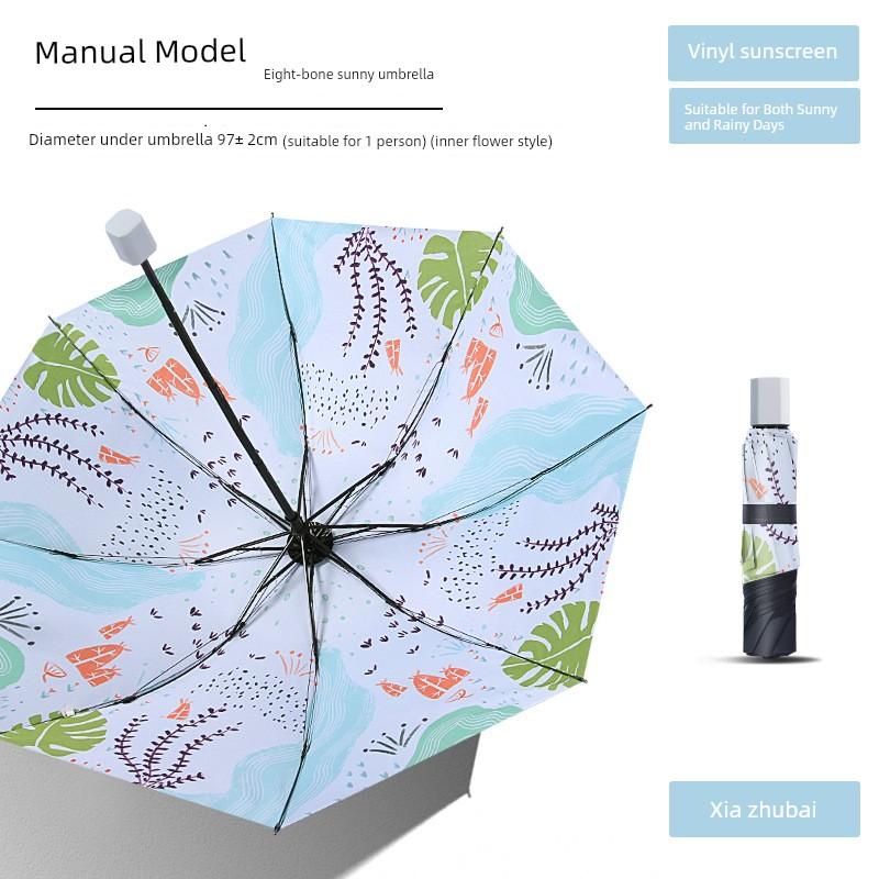 Large Quantity of Vinyl Rain or Shine Umbrellas for Women, Foldable Sun Protection Umbrellas, Outdoor Sun Umbrellas, Advertising Umbrellas