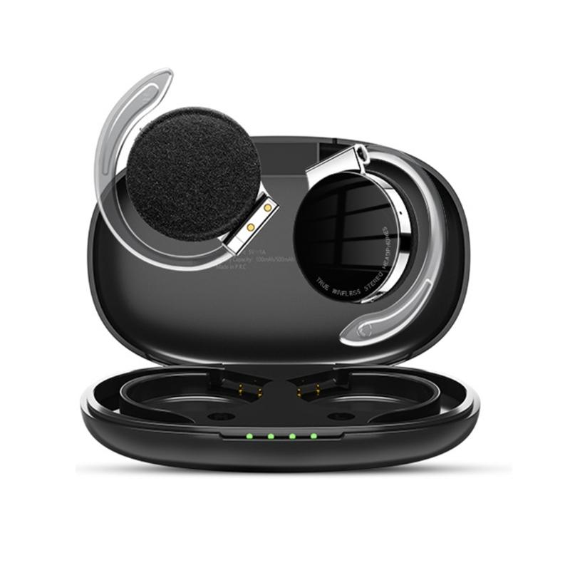 

Wireless Earbuds Sport Earphones with LED Display Over Ear Hooks Noise Cancelling for Fitness and Running 1 чорний