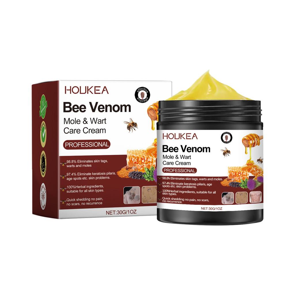 Houkea Bee Venom Cream Gentle Skin Cleansing Hydration Repairing Moisturizing Skin Care 30g