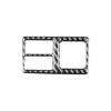 For Lexus LX 2008-2015 Carbon Fiber Auto Rearview Mirror Control Switch Panel Buttons Cover Trim Decoration Interior Sticker