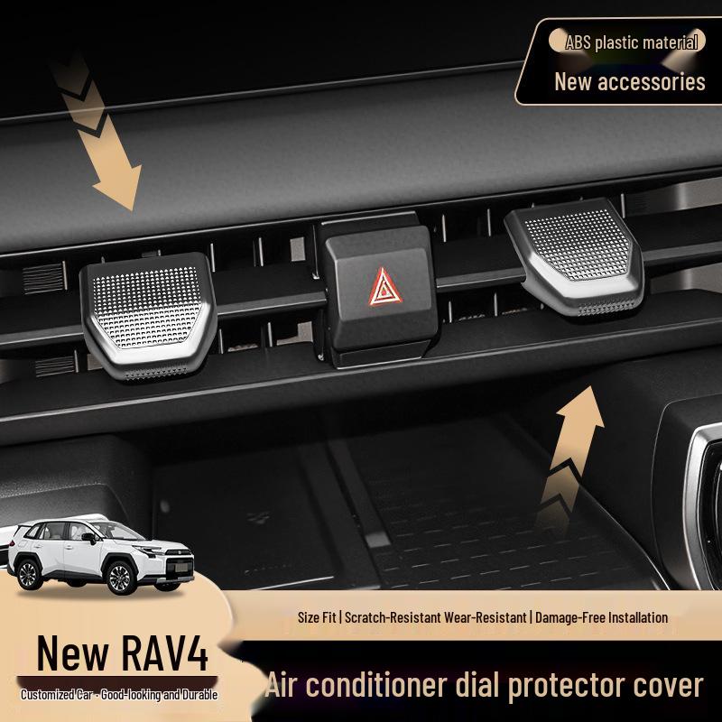 Fits Toyota Wildlander/RAV4 AC Vent Adjustment Lever Decorative Sequins