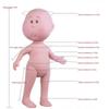 Fashion Curly Hair 14cm Bean Eye Vinyl Doll Dark Skin Movable Mia Potato Dolls Dress Up 14cm Action Figure Body Doll Accessories