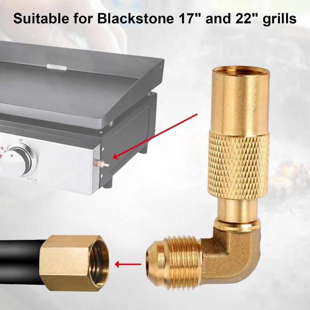 3/8" samec převodní šroubení pro stolní kempingové grilovací pánve Blackstone 17in/22in