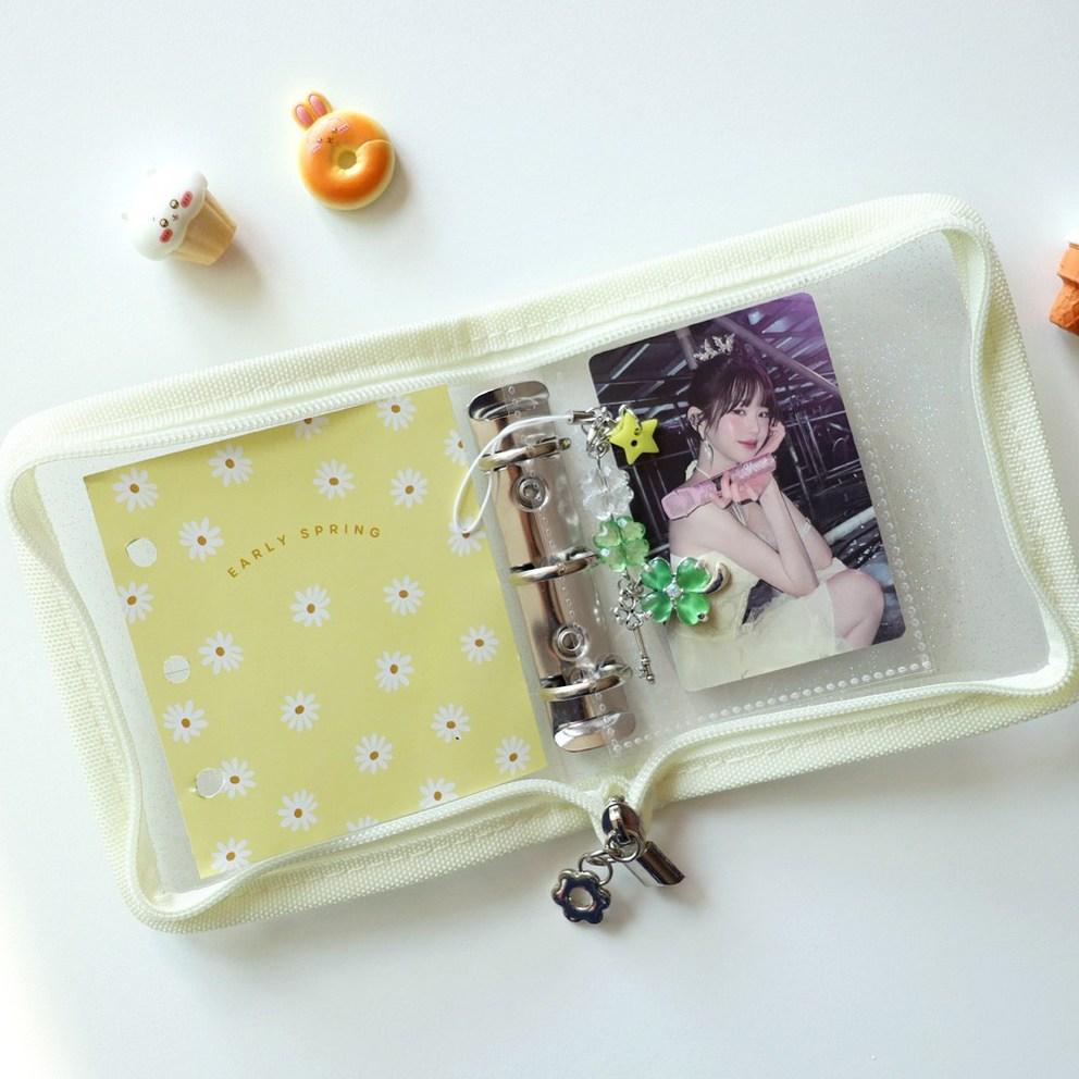 Bom Bom Mini 3-Ring Fotoordner mit Innenseite und Fotokarten-Sammelalbum