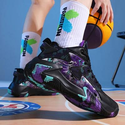 Fashion Basketball Shoes Breathable Confortable Sports Shoes Training Athletic Basketball Sneakers Men Zapatos De Mujer Tendencia 2024