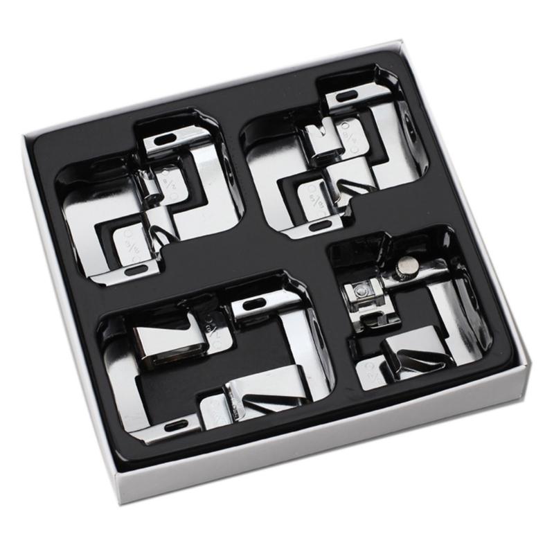 7Pcs Hemmer Presser Foot Sewing Machine Hemming Presser Feet 7 Size Hemmer Foot Set Wide Rolled Hem Foot 1