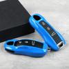 Shark Blue Key Shell Modification for Porsche Cayenne Macan 718 Taycan 911 Panamera Key Case Accessory Other Main Material Origi