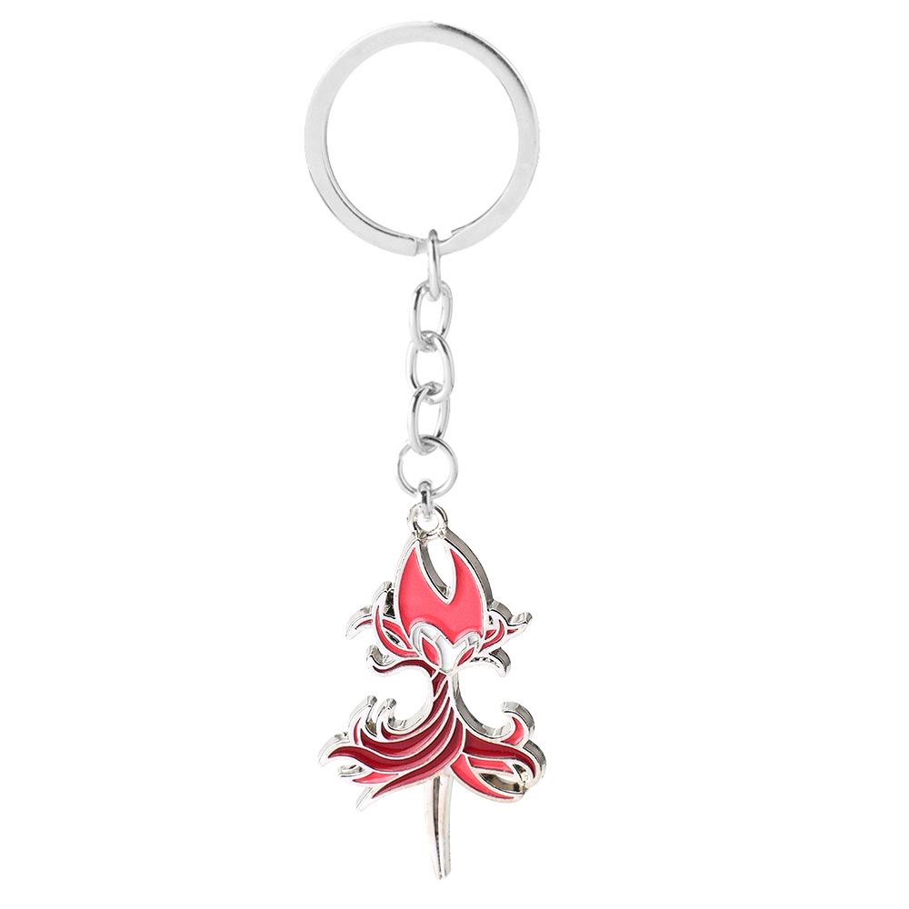 Hollow Knight Keychain Pendant Necklace - Protagonist Design