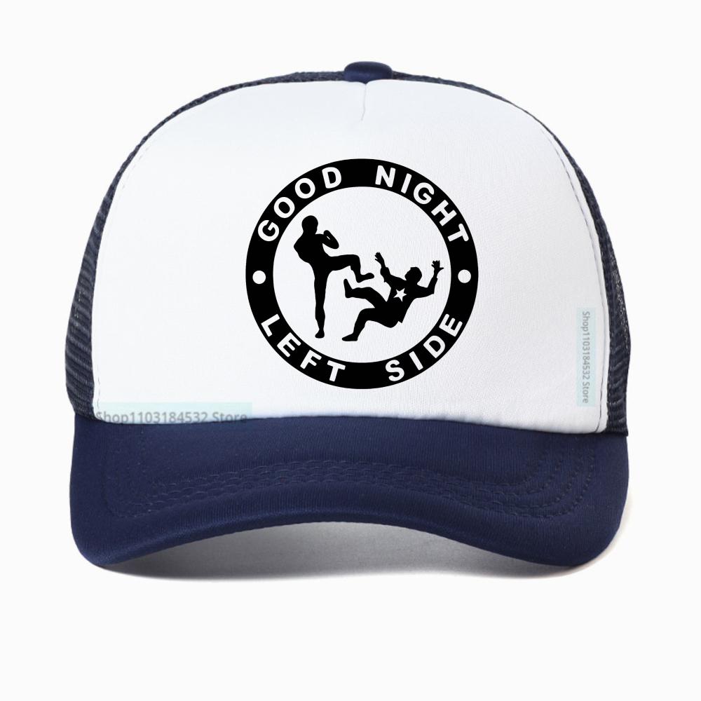 Good Night Left Side Graphic baseball cap Casual Fashion for men women hat Breathable sun hats adjustable mesh snapback hat