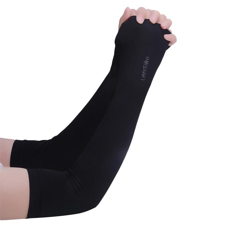1 Pairs Arm Guard Sleeve with Thumb Hole Protective Sleeve Holders Sun UV Protection Long Arm Cover For Running Fishing Cycling