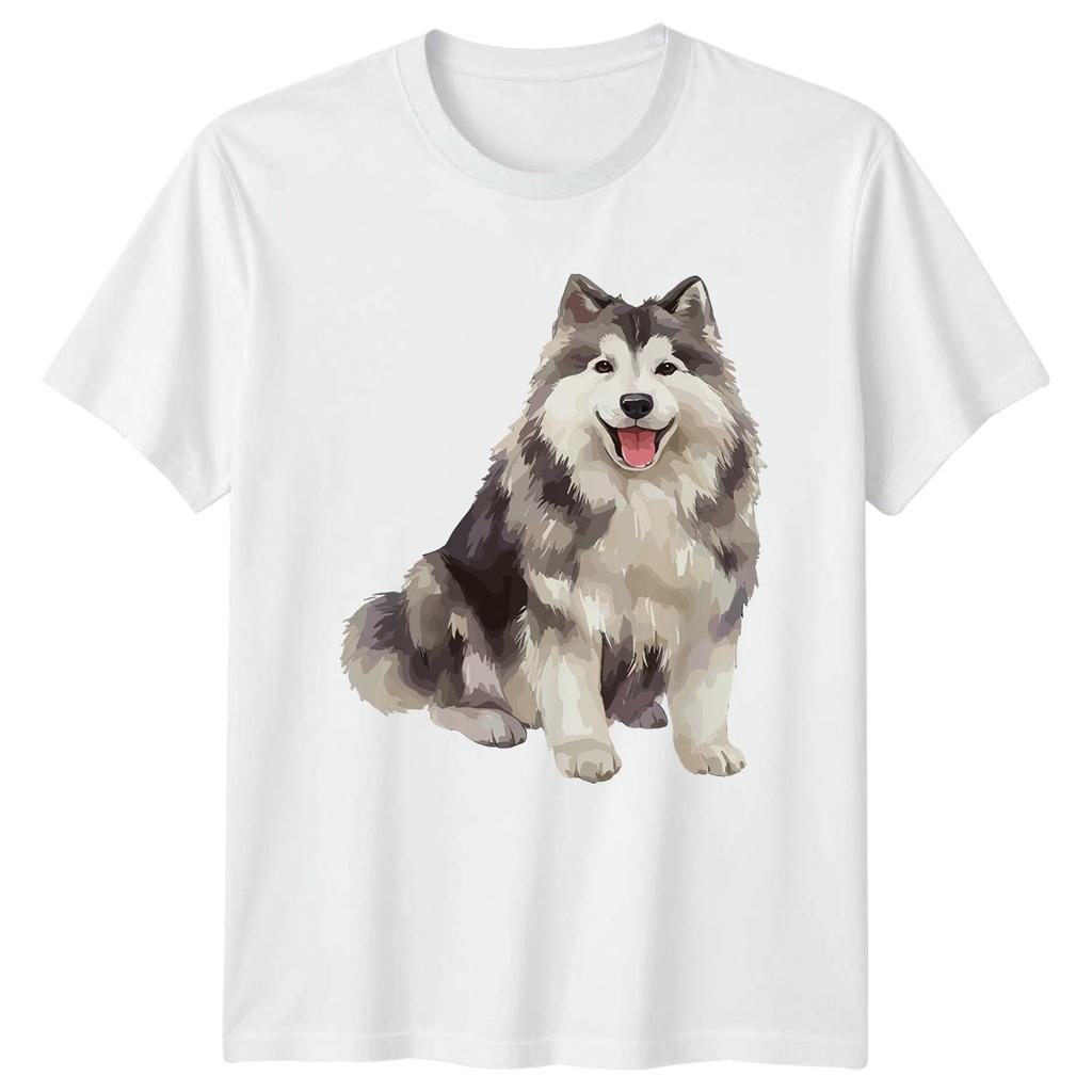 Fluffy Dog TShirt Northern Breed Dog Lover Gift For Him And Her