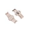 1Pc Stainless Steel Butterfly Deployment Buckle Polished Button Watch Band 15/17/19/21/23/25Mm Watchbands Clasp Accessories