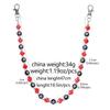 Billiard Ball Colorful Dice Waist Chain Zinc Zinc Zinc Alloy Punk Belt Chain Metal Pants Chain  Female