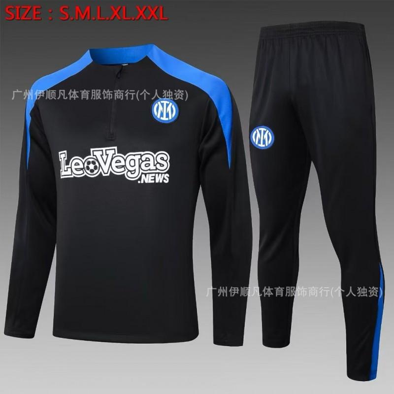 Heren Dames Voetbal Trainingsshirt Halve Rits Opwarmshirt Napoli PSG AC Milan Brazilië Manchester United Fans