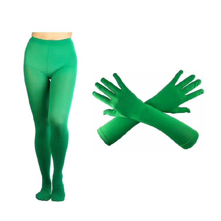 Halloween Meerjungfrauen Kostüm Zubehör Set Anime Charakter Cosplay Kostüme Muscheln BH Matrosenhut Schal Handschuhe Socken green