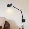 Adjustable Industrial Wall Lamp - Modern Rotatable Design for Bedroom & Living Room