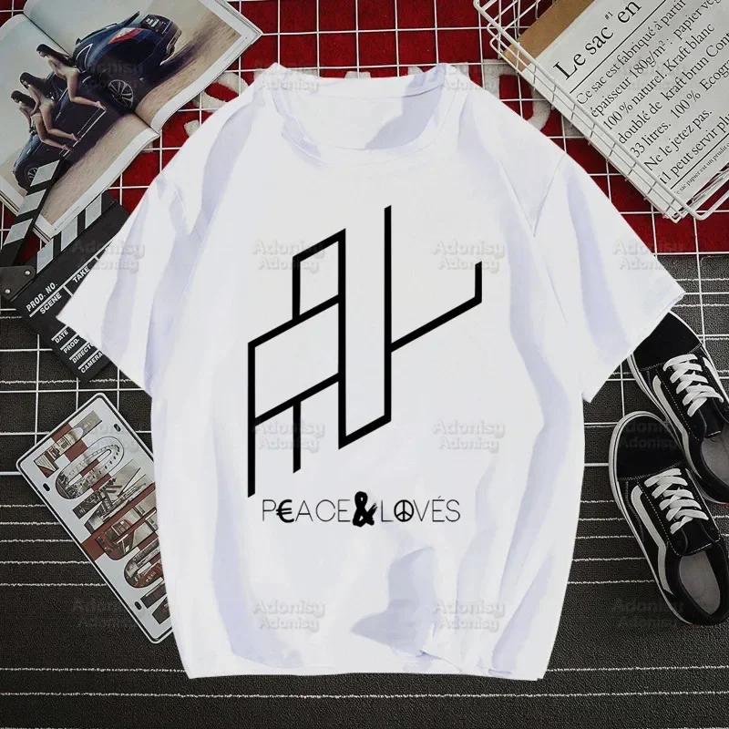 

PNL Freres Singer Harajuku T-shirts Summer Men/Women Rapper Le Monde Chico T Shirts Hip Hop Funny Print Short Sleeve QLF Tshirt S