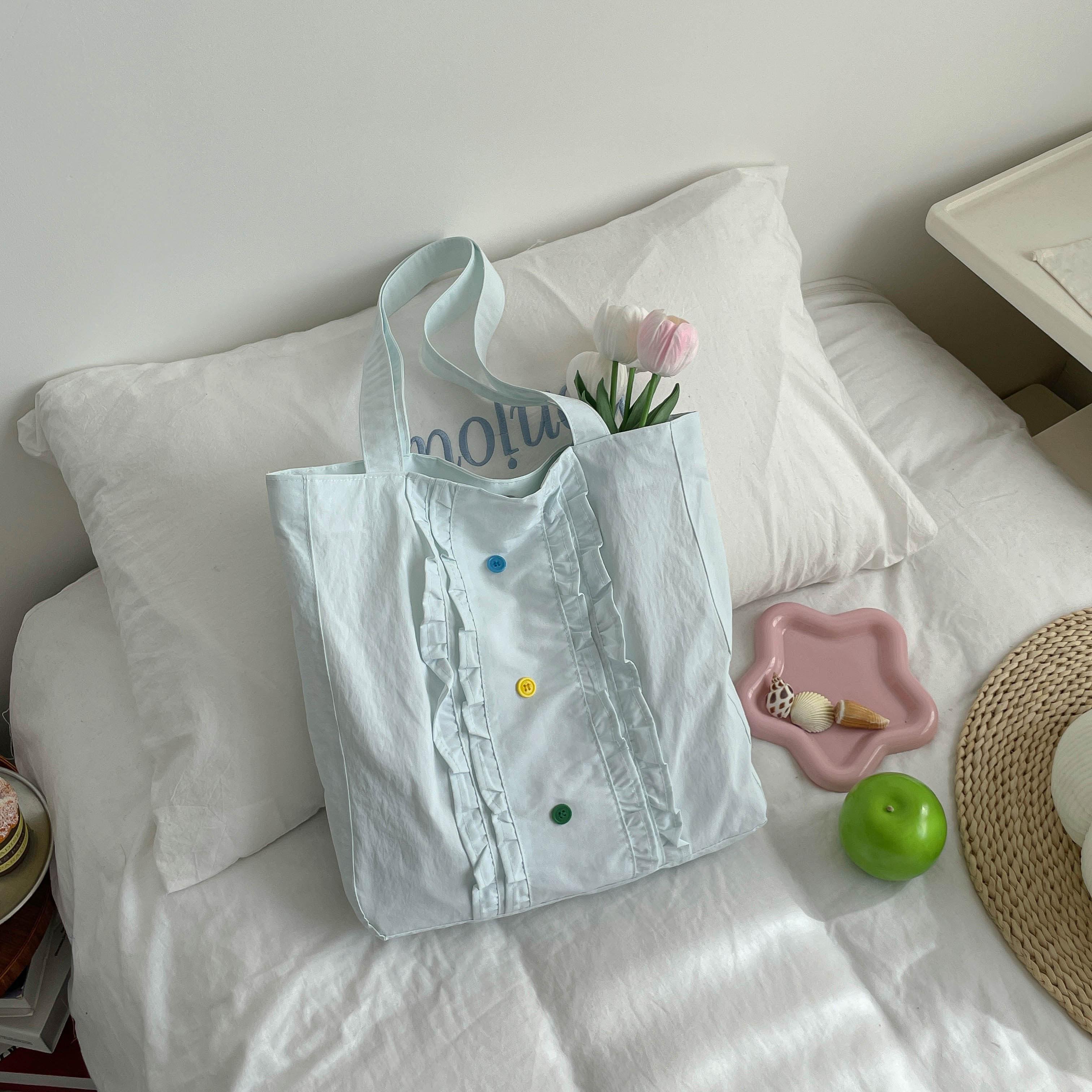 

Butt Deco Commuter Tote Bag for Women New Spring/Summer Fashi One Shoulder Bags Casual Large Capacity Tote BagHandbag (30cm<Max Length<50cm) синий