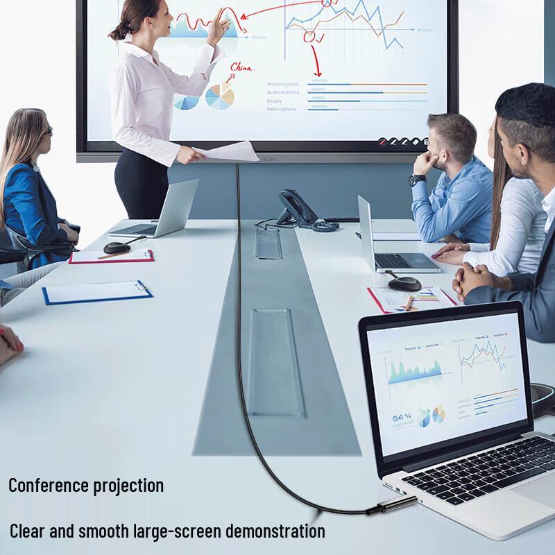 BIYUEZ Mini DisplayPort to DisplayPort 1.4 Fiber Optic Cable