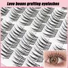 1/box 90 clusters idol False Eyelashes Black Natural Manga Lashes Anime Eyelashes Large Capacity Lashes Extension Chinese Makeup