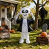Skull Design Vertical Balloon Pumpkin Design Halloween Balloon  Halloween Party