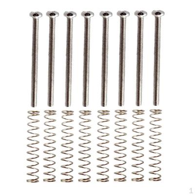 Pickup Ring Cover Mount Screws with Springs for Electric Guitar Bass