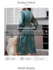 Cherry Print Ice Silk Bathrobe for Women - Summer Breathable, Stylish, Long Sleeve Tie-Up Pajamas