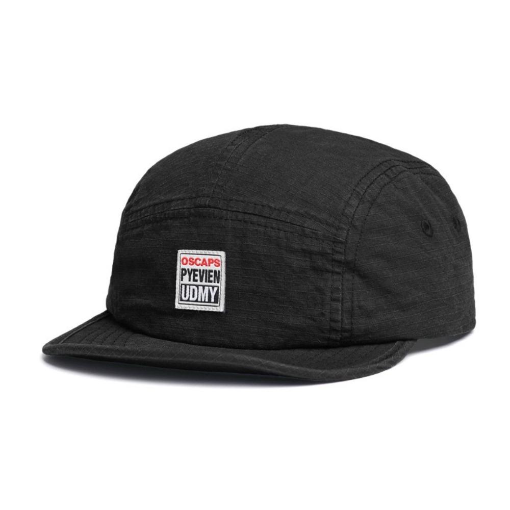 Five Panel Peaked Caps Flat Eaves Dad Hats Retro Sports Hats Unisex