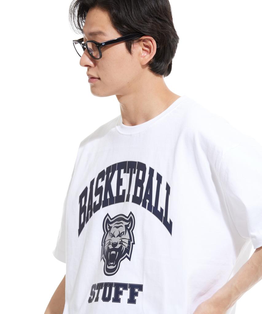 STUFF Футболка с коротким рукавом Georgetown Tiger Белая