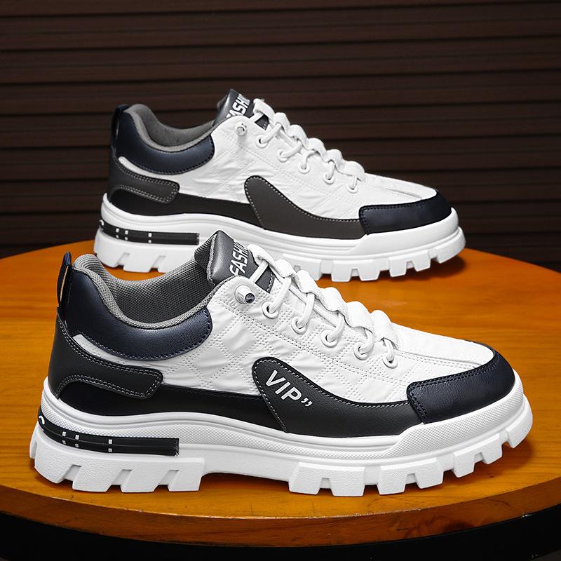 

Чоловіче взуття 2025 новий весняний тренд вуличне робоче робоче взуття кухонне нековзне шкіряна поверхня повсякденне спецвзуття 44