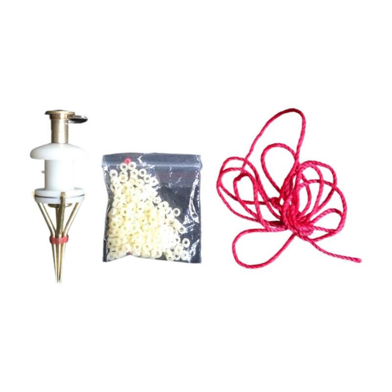 Pellet Bander Tool Fishing Accessories Banding Matching Coarse Fishing Terminal Tackle with Rubber Bands Pellet Baits Bander 1