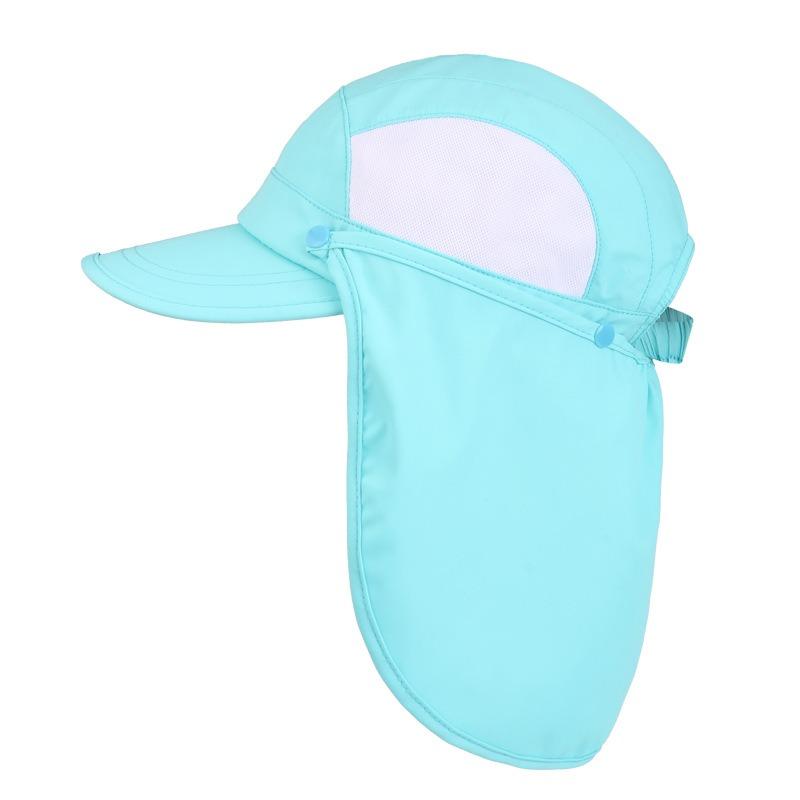 Baseballkappe Jungen Frühling und Sommer Outdoor Radfahren Bergsteigen Reisen Sonnenschutz Schatten Nackenschutz Umhangkappe Kinderkappe