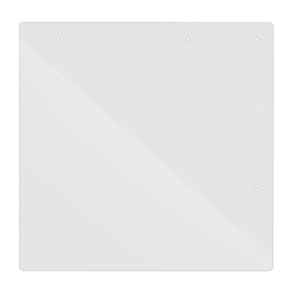 Open Frame Transparent Acrylic Overlock Computer Case DIY Base Stand For M ATX Motherboard