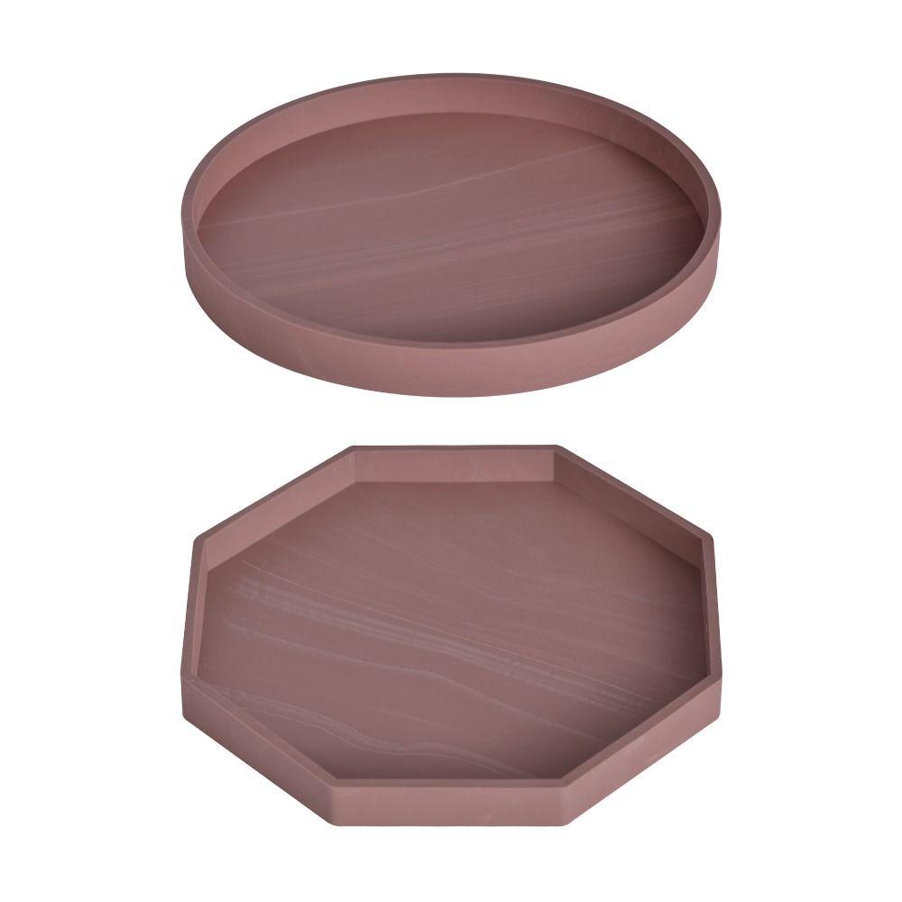 Creative Bathroom Shelf Simple Jewelry Display Plate Desktop Ornament Storage Tray  Cosmetics