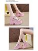 Korean Style Rhinestone Platform Velcro Sandals - 2024 Summer Collection