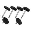 6PCs Soft Top Window Frame Knobs Pins 55397132AB Replacement for Jeep Wrangler Jk 2007‑2018
