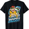Nintendo Super Mario Bowser Like A Boss Bold Graphic T-Shirt T-Shirt