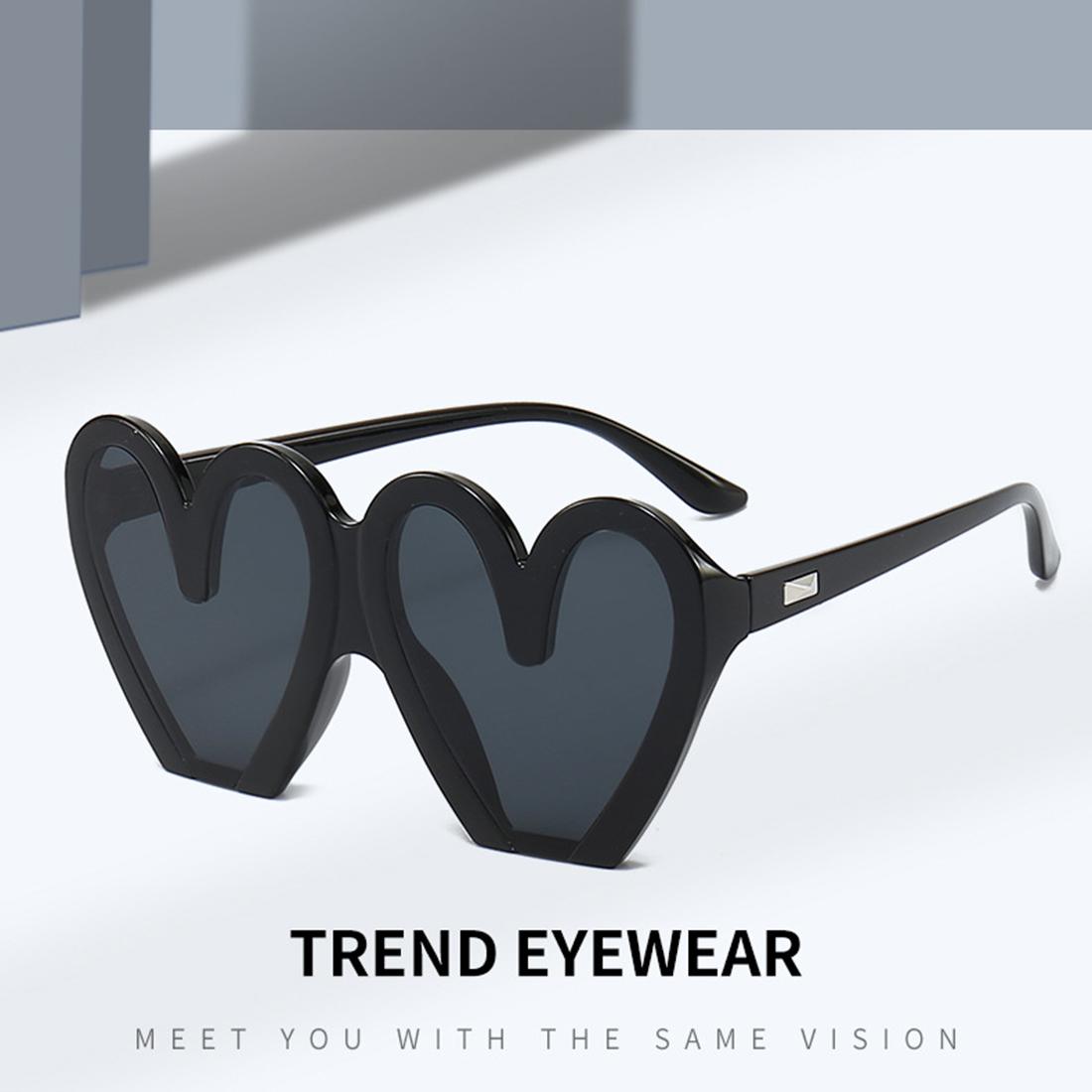 

Модные модные забавные милые солнцезащитные очки в форме сердца модные персонализированные солнцезащитные очки UV400 солнцезащитные очки для украшения фотографий очки для вечеринок