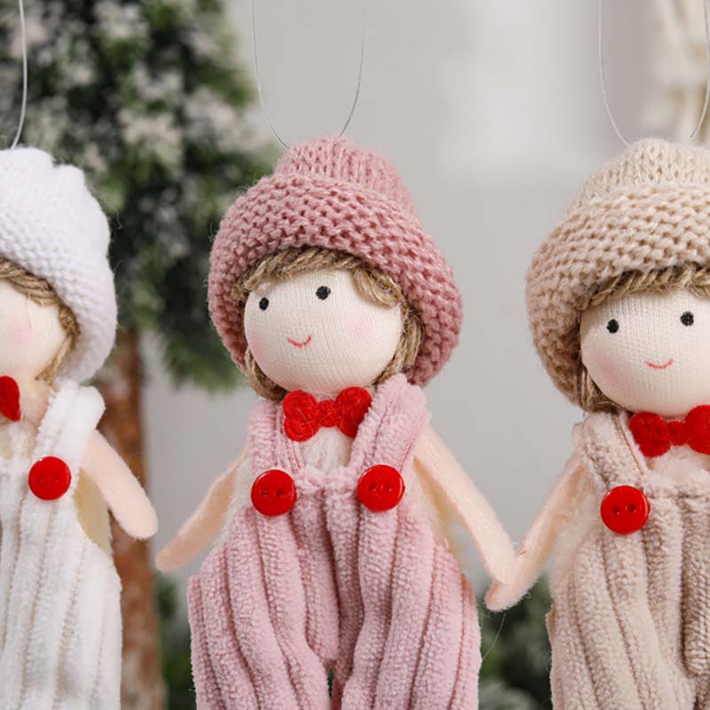 WTEMPO Christmas Pendants Cute Christmas Tree Ornaments Holiday Decor for Xmas New Year Party Home Decoration Decorative Hanging Pendents